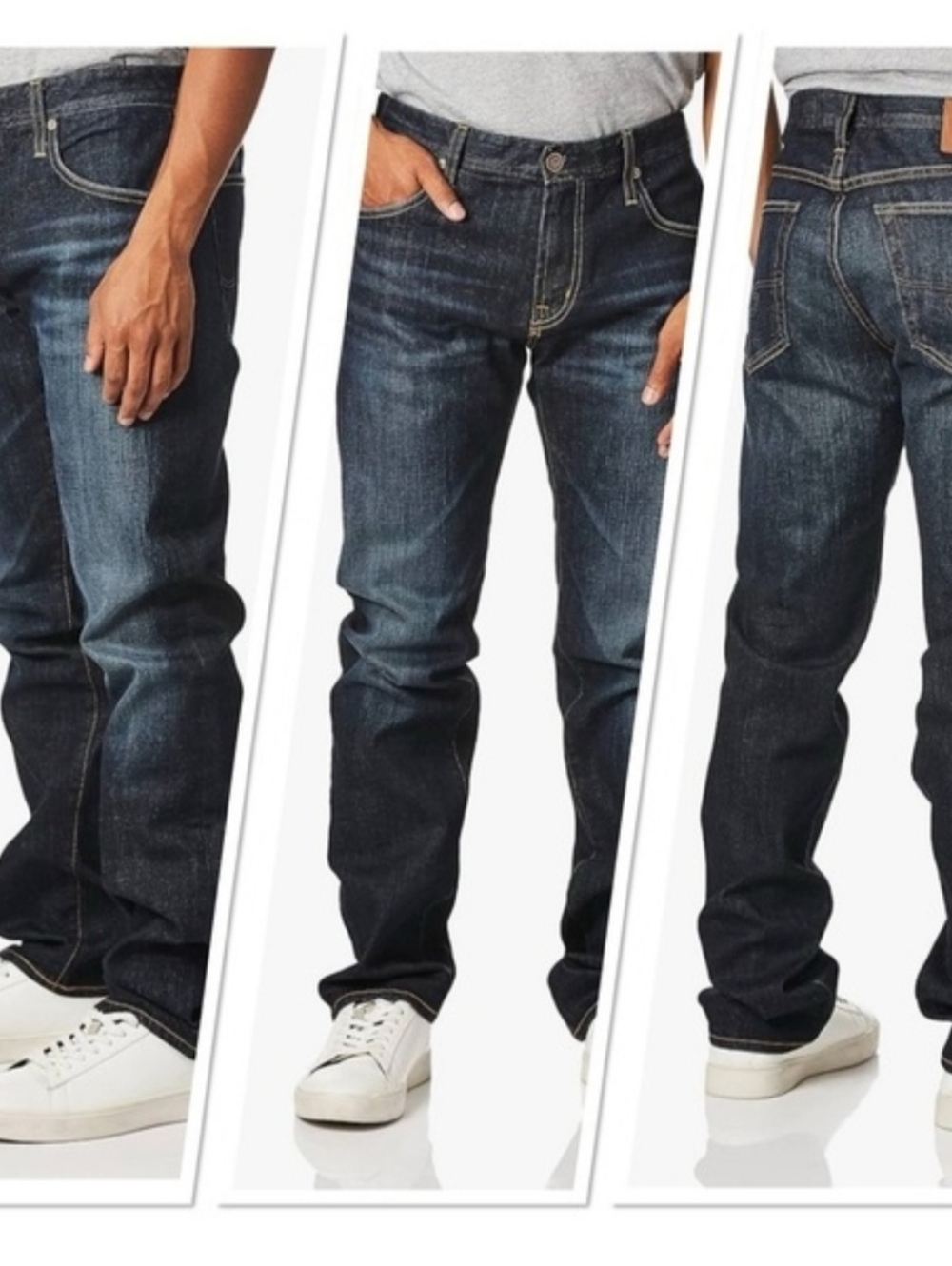 AG Adriano Goldschmied The Matchbox Slim Straight Jeans 36x34 Designer Denim